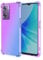 EASSGU TPU Silicone Phone Case for HMD Pulse/HMD Pulse+ (6.65 Inches), Clear Gradient Color Protective Cover, Anti Drop, and Anti Scratch Phone Case - Blue Purple