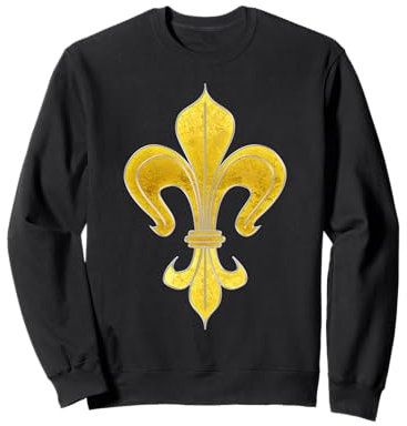 Mittelalterliches Wappen Lilie - Gold Silber T-Shirt Sweatshirt