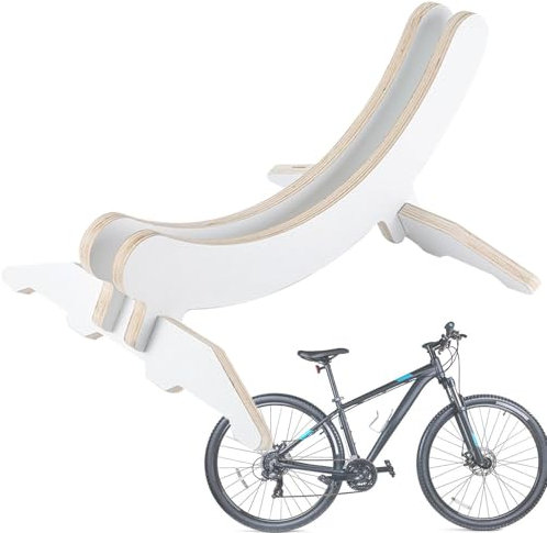 Support de vélo en bois – Support pour vélos | Porte-vélos pour rangement de vélos, support de vélos pour l'extérieur, le salon
