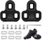 FunWorth Fahrrad Cleats Set, Kompatibel mit Look Keo Blade 2 Max Carbon Classic Pedalen, 3-Loch Grip System, 4.5° Schwimmbewegung, Grau, MTB Pedalplatten, Rennrad Fahrradzubehör