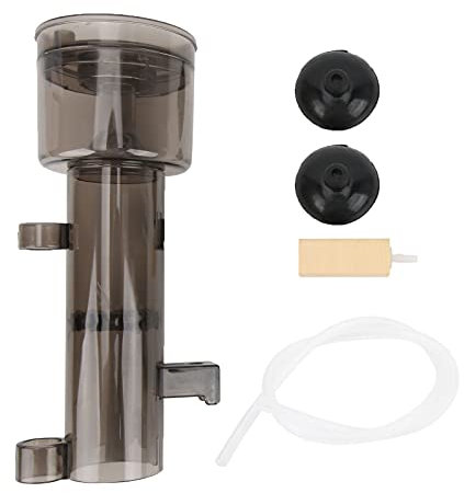REXVTNS Aquarium Protein Skimmer | Internal Water Tank Component for Marine Aquarium/Fish Tank | Pneumatic Design with Bubble Wood & Sturdy Acrylic Construction (RS-4003)