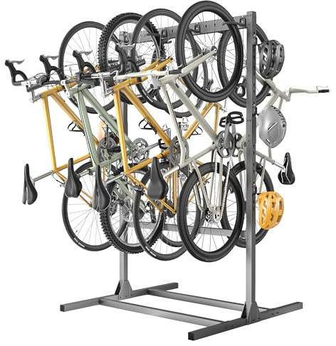 Ultrawall Freestanding Bike Stand, Vertical Bike Storage Rack for Garage