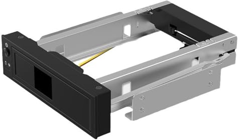 Zeizafa 1106SS Hot Swap fähiges mobiles Rack für 3,5 Zoll internes Fach ohne hartes Backplane Gehäuse 5,25 interner Adapter Schutzhülle
