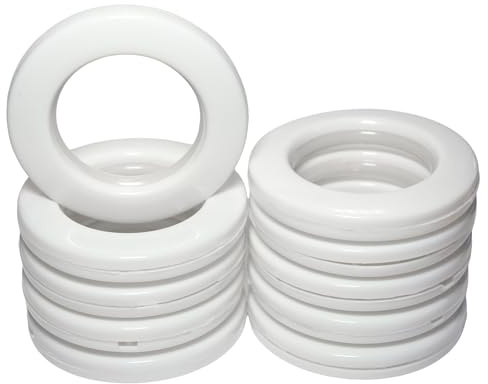 Gardinen-Öse Gardinenring 10 Stück Ø 42 mm Clicköse Ösenring Stofföse für Gardine