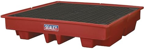 Sealey Polyethylene Barrel Bund/Spill Pallet 1280 x 1280 x 275mm - DRP13