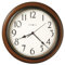 Howard Miller Orologio da parete Kalvin 625-418 - Cassa rifinita in ciliegio marrone medio, accenti grigio antracite, decorazioni per la casa moderna