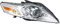 HELLA 1ZL 010 541-061 DE/Halogen-Hauptscheinwerfer- ECE - für Rechtsverkehr - vorne rechts