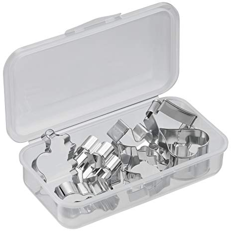 ORIGINAL KAISER Cookie Cutters 2300711010 - Moldes para Galletas (10 Piezas, Acero, 23,4 x 12,5 x 7,1 cm), Transparente