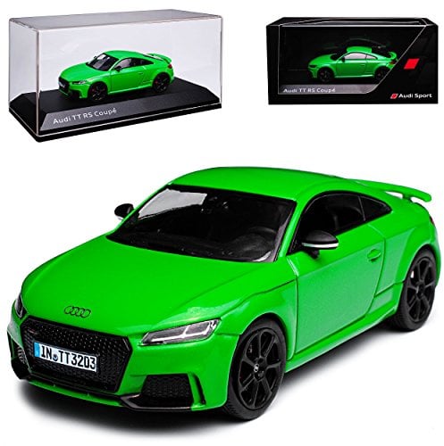 Kyosho A-U-D-I TT RS FV 8S Coupe Grün 3. Generation Ab 2014 1/43 i-Scale Modell Auto