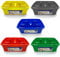 Cleaning Caddy Kitchen Products Plastic Cleaner Tool Tote Storage Box Organiser with Handle Basket Product Cleaners Bucket Multi Compartment Boxes Equipment Shopping Handles for Housekeeping Carrier