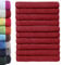 NatureMark 10er Pack Waschlappen | 100% Baumwolle | Frottier Seiflappen | Größe 30 x 30 cm | Frottee Seiftücher im 10er Pack Farbe: Bordeaux rot