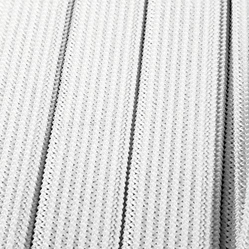 Pro Home Gummiband - Breite: 8mm bis 24mm, Länge: 100 bis 300cm, Auswahl: 300cm x 8mm Weiß