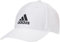 adidas Mens Bballcap Lt Emb Cap, White/Black, OSFM