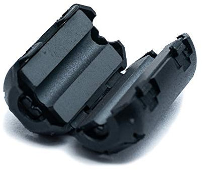 System-S 5x Ferritkern 5 mm Ø geteilt Klappferrit Ringkern Mantelwellenfilter für Kabel