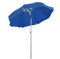 Outsunny Sombrilla de playa sombrilla reclinable octogonal Ø 180 cm tejido poliéster de alta densidad UV altura ajustable mástil aluminio bolsa de transporte incluido azul