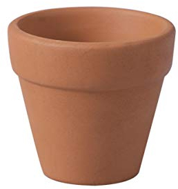 Cabilock Lot de 20 mini pots de fleurs en terre cuite avec trou de drainage pour enfants adultes et enfants 5 x 4 cm