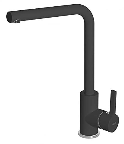 Elleci MGKS0140 - Miscelatore per lavello da cucina Granitek Nero