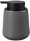 BosilunLife Grey Lotion Dispenser - Modern Ceramic Soap Dispenser Bathroom 12 oz Bottles Lotion Hand Pump Dish Liquid Dispenser for Kitchen Hand Wash