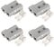 WANGCL 4Pcs Battery Connector,Plug Cable Terminal,600V 50Amp Quick Connection Plug for Forklift Caravan Trailer-Grey