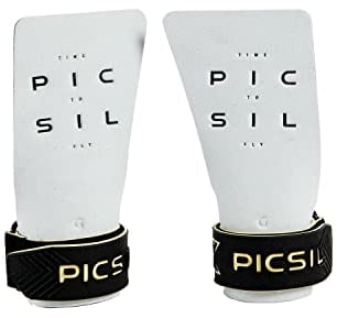 PICSIL Calleras Condor, Uso con Magnesio, Protección y Agarre para Cross Training, Calistenia y Gimnasio, para Todos los Atletas (White, G)