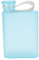Bouteille d'eau Plate 380 Ml/13,3 Oz, Bouteille d'eau Plate Mince Réutilisable Transparente, Bouteille d'eau en Papier Portable Carrée Transparente pour L'école, Le Sport, Les Voyages(Bleu)