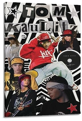 daweitianlong Tokio Band Hotel Kunst Poster Dekorative Malerei Leinwand Wandkunst Wohnzimmer Poster Schlafzimmer Gemälde Rahmen Stil 30 x 45 cm