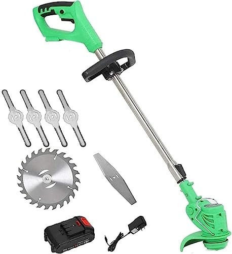 Peut être tenu à la main Tondeuse à gazon sans fil 12 V/24 V EPower Garden Tools Tondeuse à gazon électrique avec 2 chargeurs de batterie Li-ion-12 V-2 batteries-12 V-1 batterie ( Size : 2 Battery )