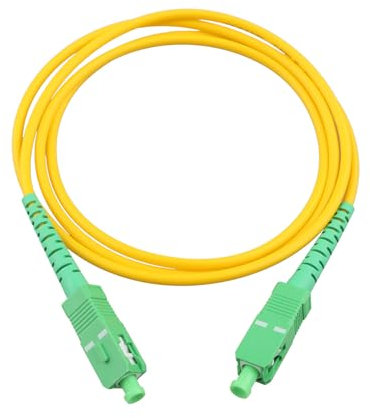 Jopto Cavo Fibra Ottica SC a SC OS2 Monomodale Simplex 9/125um Cavo Patch Fibra LSZH Compatibile con la Fibra Ottica Domestica (FTTH) (1M)