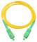 Jopto 1m(3ft) Fiber Optic Cable SC/APC to SC/APC Connector Simplex Single mode 9/125 Fiber Patch Cable Compatible with FTTH Cables PVC LSZH Jacket Cord - Optics Pigtail Lead Series