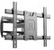 Supporto da Parete for TV da 43-98 Pollici E Monitor con 6 Bracci Regolabili, Porta TV da Parete, Supporto da Parete for TV A Filo Salvaspazio, for Camper E Roulotte