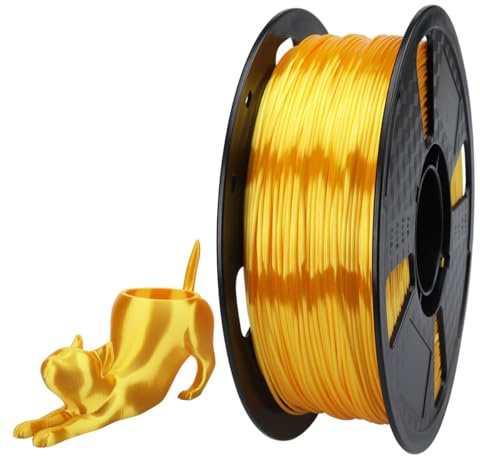 CC3D Seide TPU Filament Gold 1,75 mm 1kg 3D Druckmaterialien FDM flexibles TPU Seiden Filament für 3D-Drucker 57D TPU härter als 98A Seide TPU Filament