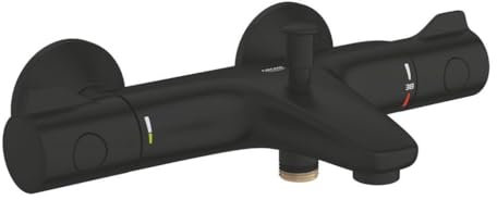 GROHE Grohtherm 800 Thermostat-Wannenbatterie matt schwarz 1022032430