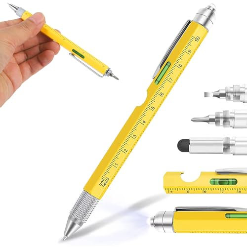 Comioke 9 in 1 Multitool Pen, 9 in 1 Multi Tool Pen Gadgets for Men, Christmas Gifts for Him, Gifts for Him, Father's Day Gifts, Multi Tool Pen Mens Gifts from Daughter/Son