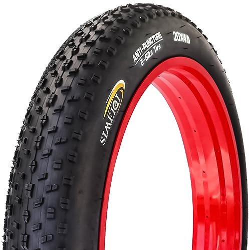20 Zoll Fat Bike Reifen 20×4,0, pannensicherer E-Bike-Reifen für Elektrofahrräder und MTB, strapazierfähiger All-Terrain-Reifen für Straße/Trail