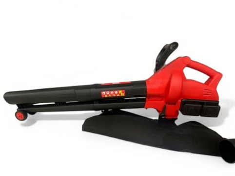 Briconess.com Laubsauger mit Akku 36 V mit 5 Geschwindigkeitsstufen max. 210 kmh