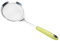 FUNOMOCYA Colador Inoxidable con Mango Largo Espumadera Ancha para Fritos Diseño Seguro para Cocina para Filtrar Alimentos Herramienta Multifuncional
