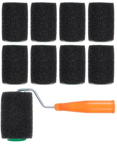 Sewroro Ergonomic Handle Paint Roller Wall Repair Paint Tools Drill Attachment Scrub Brush Ceiling Roller Brush
