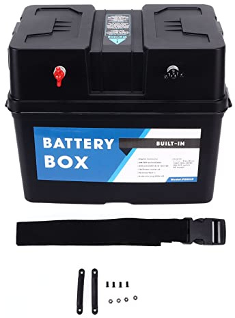 12V to Trolling Motor Battery Box 500W Portable Battery Power Center for RV Trailer Car