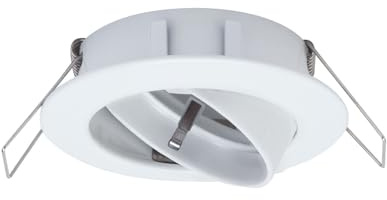 Paulmann 93731 Einbauleuchte Premium Line Einbaustrahler 230V Deckenspot Weiß Einbaulicht schwenkbar ohne Leuchtmittel max. 1x50W 230V GU10
