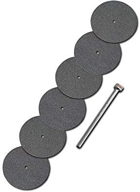 Donau Elektronik 1632 6 Trennscheiben Ø 22 mm + Hohlmäppchen, Mehrfarbig