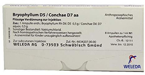 BRYOPHYLLUM D 5/Conchae D 7 Ampullen 8X1 ml