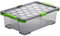 Rotho Evo Total Protection Aufbewahrungsbox 30l mit Deckel, lebensmittelechter Kunststoff (PP) BPA-frei, anthrazit/transparent, 30l (59.0 x 39.5 x 18.5 cm)