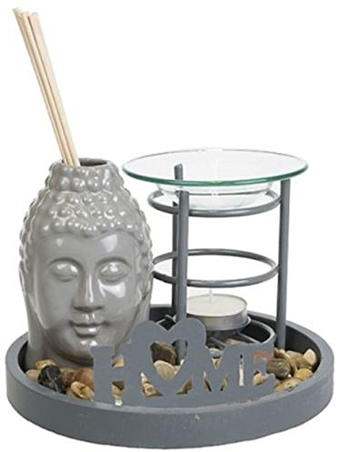 AGS Duftlampe Aromalampe Buddha Feng Shui Tibet Nepal Raumduft Dekoration