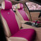 Menifomory Rose Pink Sitzbezüge Leder Auto Sitzkissenbezüge Niedlicher Autositzschutz 2/3 Covered 11PCS Universal Fit LKW/SUV (A-Rose Pink)