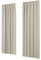 Deconovo Tende 2 Pezzi Oscuranti Camera da Letto Bambini Tinta Unita con Nastro Tende Soggiorno Moderne Elegante Decorative per Salotto 140x290 CM Beige Chiaro