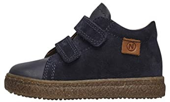 Naturino Sneakers in Pelle e Suede, Blu 34