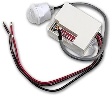 world-trading-net - Mini PIR-Bewegungsmelder zum Einbau, 12V DC, 2,6A