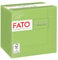 Fato, Einweg-Papierservietten, Ideal für Aperitifs und Cocktails, Packung mit 100 Servietten, Format 24x24, 4-fach gefaltet, 2-lagig, Farbe Apfelgrün, 100% reines Zellulosepapier, FSC-zertifiziert