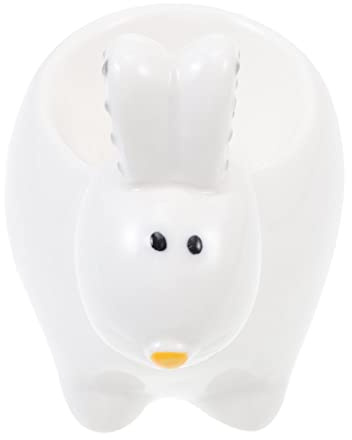 Cabilock 1stück Ceramic Tray Dekorativer Eierhalter Aus Keramik Weiß Für Frühstück Eierbecher Und Stilvolle Tischdekoration Für Zuhause Und Gastronomie