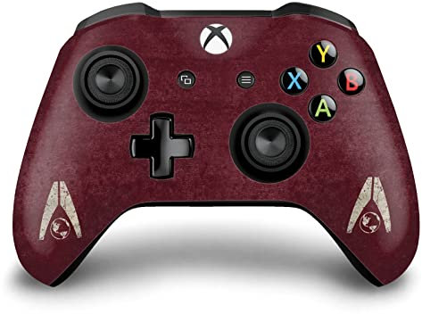 Head Case Designs Offiziell Offizielle EA Bioware Mass Effect Interplanetare Kämpfer 3 Abzeichen und Logos Vinyl Haut Gaming Aufkleber Abziehbild Abdeckung kompatibel mit Xbox One S/X Controller